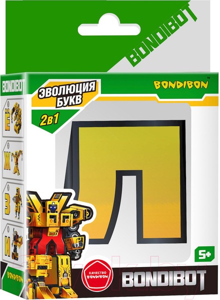 Изображение товара Робот-трансформер Bondibon Bondibot Буква Л / ВВ5498