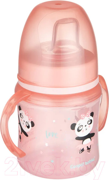 Изображение товара Поильник Canpol Easy Start Exotic Animals / 35/207 (120мл, розовый)