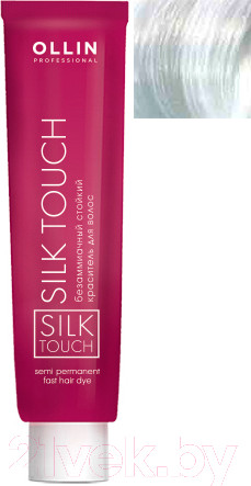 Изображение товара Крем-краска для волос Ollin Professional Silk Touch Безаммиачная 0/01 (60мл, корректор серебряный )