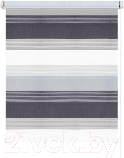 Изображение товара Рулонная штора LEGRAND День-Ночь 140x160 / 58 077 364 (серо-белый)