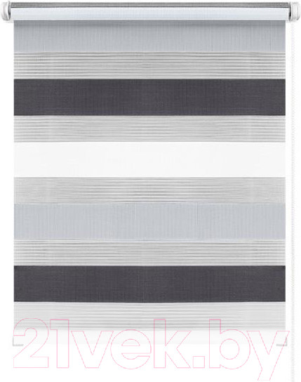 Изображение товара Рулонная штора LEGRAND День-Ночь 140x160 / 58 077 364 (серо-белый)