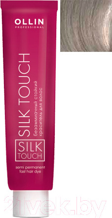 Изображение товара Крем-краска для волос Ollin Professional Silk Touch Безаммиачная 10/1 (60мл, светлый блондин пепельный)