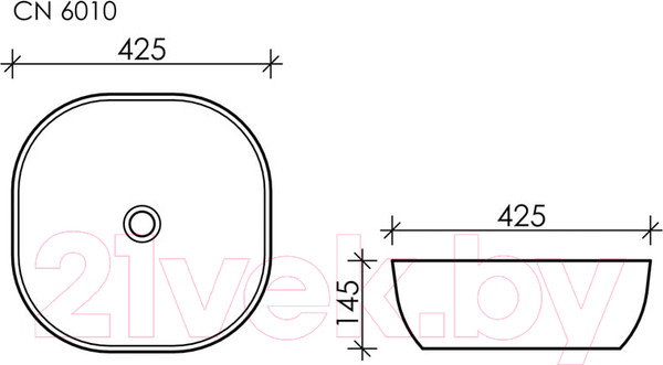 Изображение товара Умывальник Ceramica Nova Element CN6010