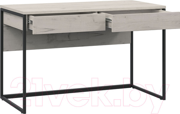 Изображение товара Письменный стол ТриЯ Лофт тип 2 (черный/дуб крафт белый)