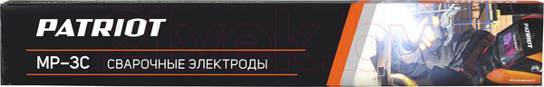 Изображение товара Электрод PATRIOT МР-3С 2.5мм/350мм (1кг)