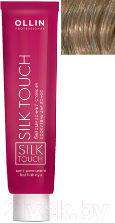 Изображение товара Крем-краска для волос Ollin Professional Silk Touch Безаммиачная 10/7 (60мл, светлый блондин коричневый)