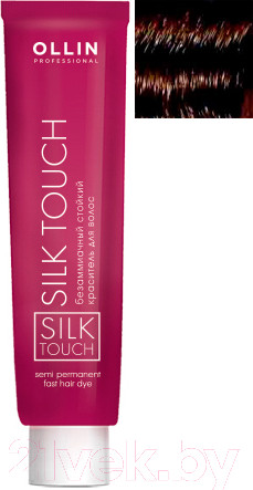 Изображение товара Крем-краска для волос Ollin Professional Silk Touch Безаммиачная 8/71 (60мл, светло-русый коричнево-пепельный)