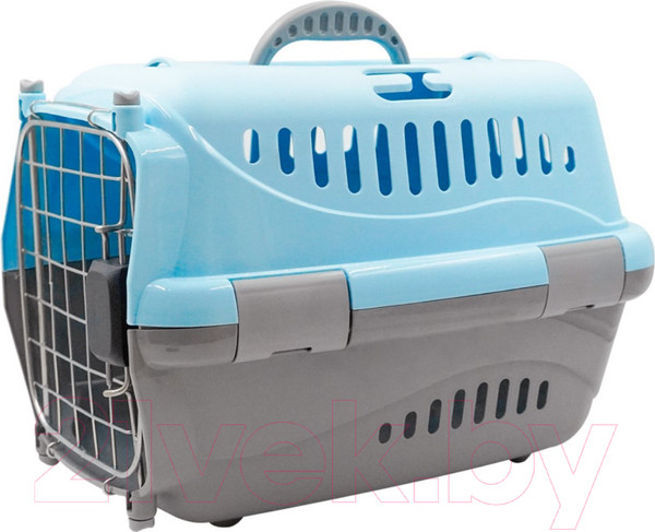 Изображение товара Переноска для животных ZooExpress Турне авиа 16411 (М, голубой)