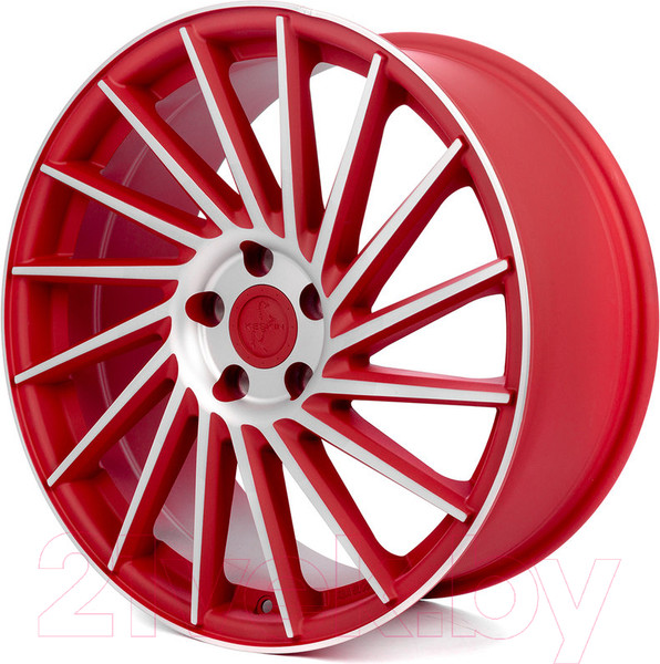 Изображение товара Литой диск Keskin KT17 19x8.5" 5x112мм DIA 72.6мм ET 45мм Matt Red Front Polish