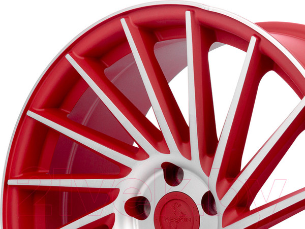 Изображение товара Литой диск Keskin KT17 19x8.5" 5x112мм DIA 72.6мм ET 45мм Matt Red Front Polish