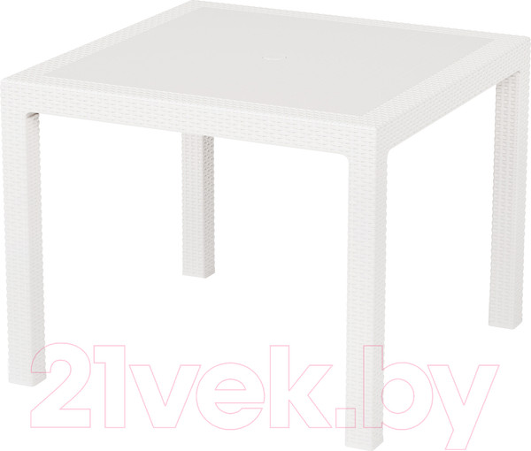 Изображение товара Стол пластиковый Альтернатива Ротанг-плюс / М8693 (белый)