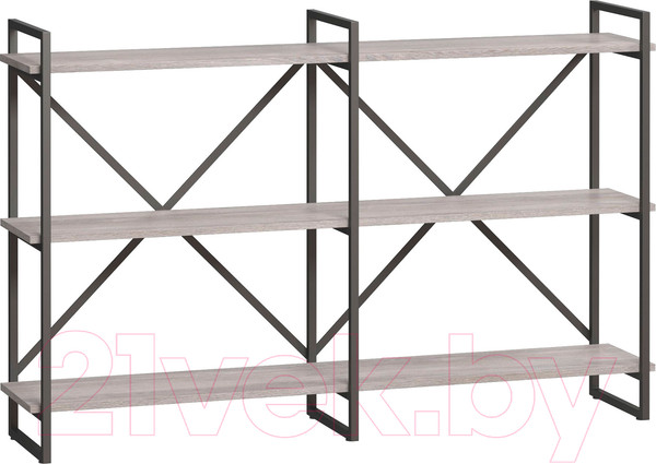 Изображение товара Стеллаж Loftyhome Мальборк Рант 160 / 1251828 (смоук)