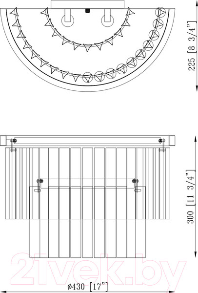 Изображение товара Светильник Moderli Avista / V10373-2W