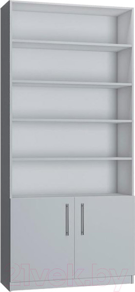 Изображение товара Стеллаж Макс Стайл Falcon Fidji Egger 240x100x50 / 12C5050 (серый пыльный U732 ST9)