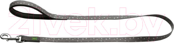 Изображение товара Поводок HUNTER Leash Convenience Reflect 15/120 / 69133 (серый звезды)