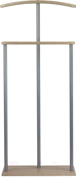 Изображение товара Стойка для одежды Мебелик Костюмная Дэви 1 (металлик/дуб сонома)
