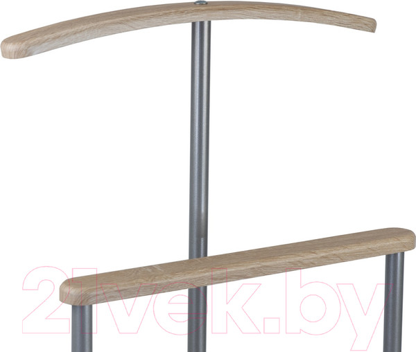 Изображение товара Стойка для одежды Мебелик Костюмная Дэви 1 (металлик/дуб сонома)