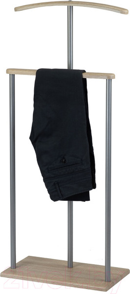 Изображение товара Стойка для одежды Мебелик Костюмная Дэви 1 (металлик/дуб сонома)