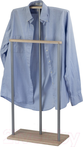 Изображение товара Стойка для одежды Мебелик Костюмная Дэви 1 (металлик/дуб сонома)