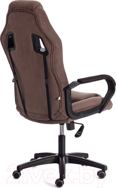 Изображение товара Кресло геймерское Tetchair Driver флок/ткань (коричневый)