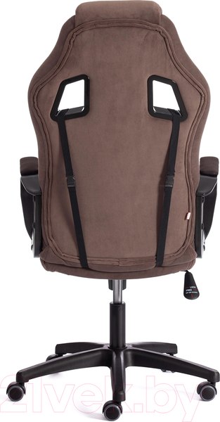 Изображение товара Кресло геймерское Tetchair Driver флок/ткань (коричневый)