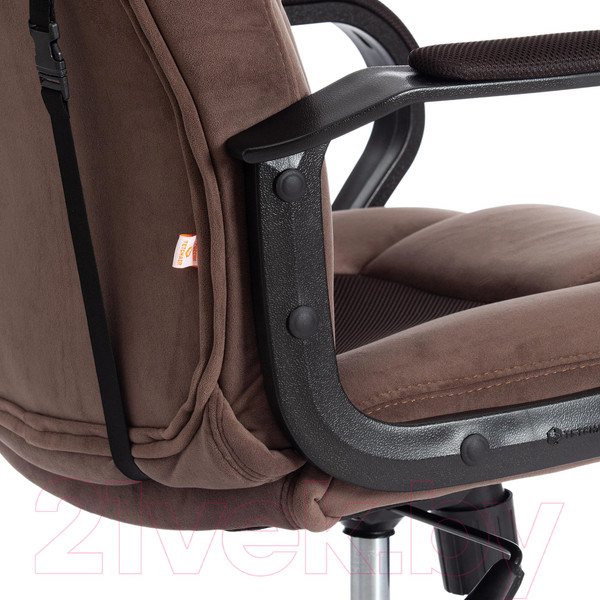 Изображение товара Кресло геймерское Tetchair Driver флок/ткань (коричневый)