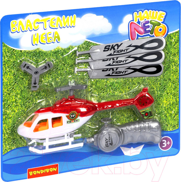 Изображение товара Вертолет игрушечный Bondibon Властелин неба. Наше лето / ВВ5451