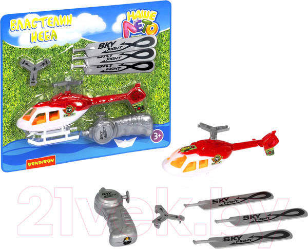 Изображение товара Вертолет игрушечный Bondibon Властелин неба. Наше лето / ВВ5451