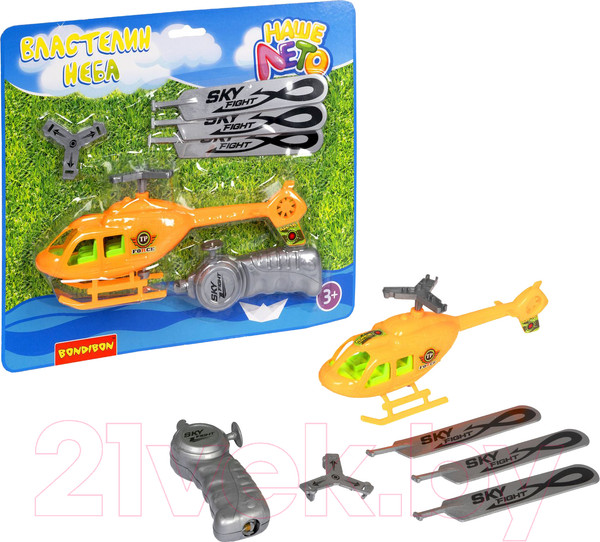 Изображение товара Вертолет игрушечный Bondibon Властелин неба. Наше лето / ВВ5452