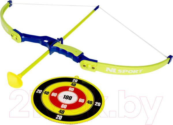 Изображение товара Лук игрушечный Bondibon Лук со стрелами и мишень Олимпик / ВВ5482