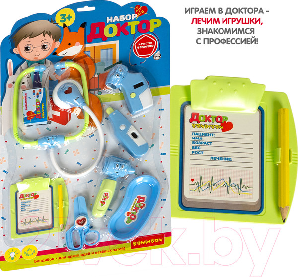 Изображение товара Набор доктора детский Bondibon ВВ5401
