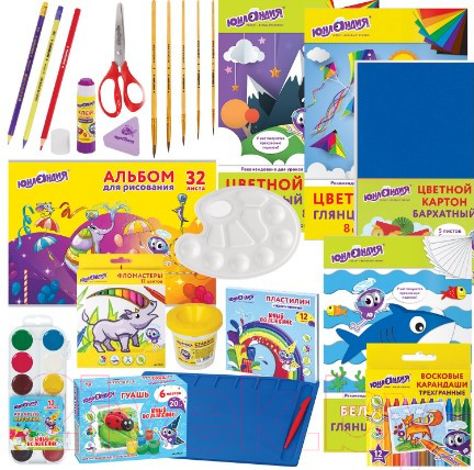 Изображение товара Набор школьника Юнландия Чемоданчик творчества / 880124