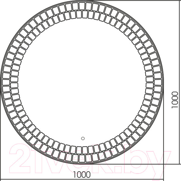 Изображение товара Зеркало Silver Mirrors Армада D1000 / LED-00002512