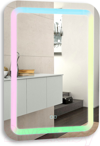Изображение товара Зеркало Silver Mirrors Мальта RGB 55x80 / LED-00002511