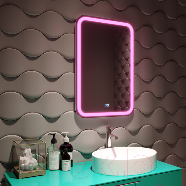 Изображение товара Зеркало Silver Mirrors Мальта RGB 55x80 / LED-00002511