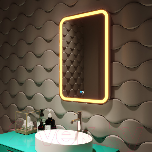 Изображение товара Зеркало Silver Mirrors Мальта RGB 55x80 / LED-00002511