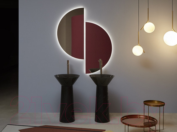 Изображение товара Зеркало Silver Mirrors Пьяно 100x50 / LED-00002470