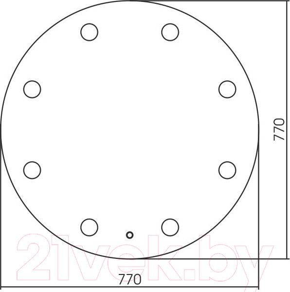 Изображение товара Зеркало Silver Mirrors Odry D770 / LED-00002480