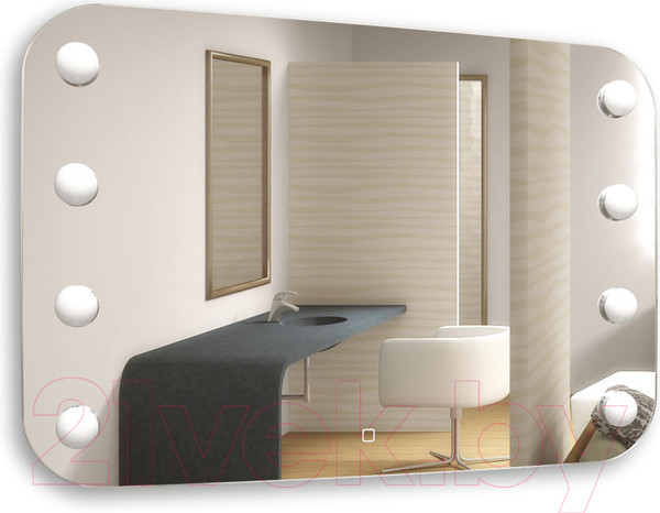 Изображение товара Зеркало Silver Mirrors Tony 80x55 / LED-00002479