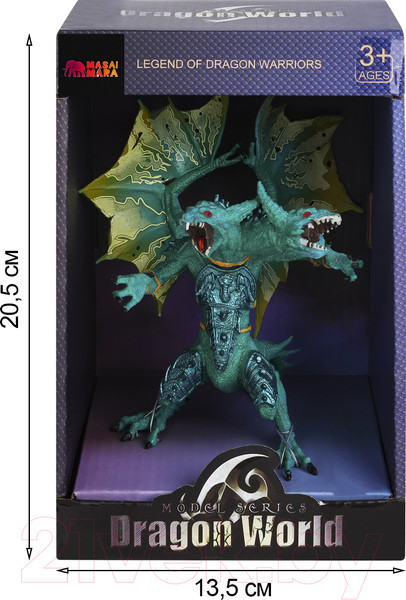 Изображение товара Фигурка коллекционная Masai Mara Мир драконов. Двухглавый дракон / MM217-093