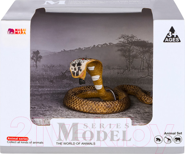 Изображение товара Фигурка игровая Masai Mara Мир диких животных. Змея Кобра / MM218-160