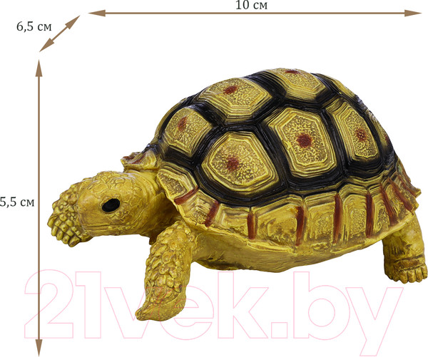 Изображение товара Фигурка коллекционная Masai Mara Мир диких животных. Желтоголовая черепаха / MM218-375