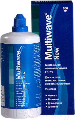 Изображение товара Раствор для линз Multiwave New (350мл)