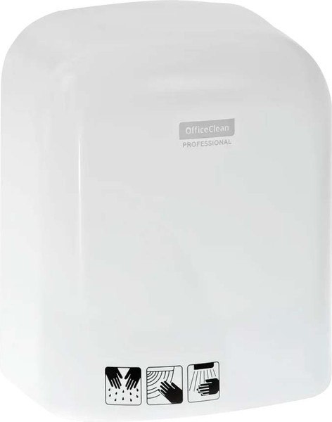 Изображение товара Сушилка для рук OfficeClean Professional сенсорный 1650Вт ABS-пластик  (белый)