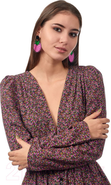 Изображение товара Серьги Bradex Розовые Клубнички / AS 1643