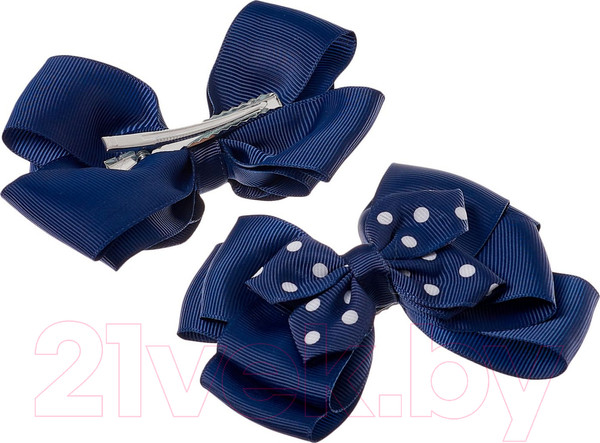 Изображение товара Набор заколок для волос Bradex Банты В Горошек/ AS 1251 (синий)