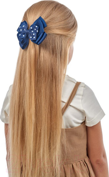 Изображение товара Набор заколок для волос Bradex Банты В Горошек/ AS 1251 (синий)