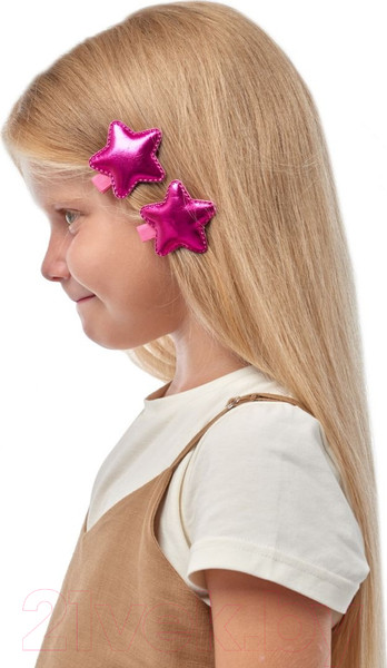 Изображение товара Набор заколок для волос Bradex Звездочки / AS 1249 (фуксия)