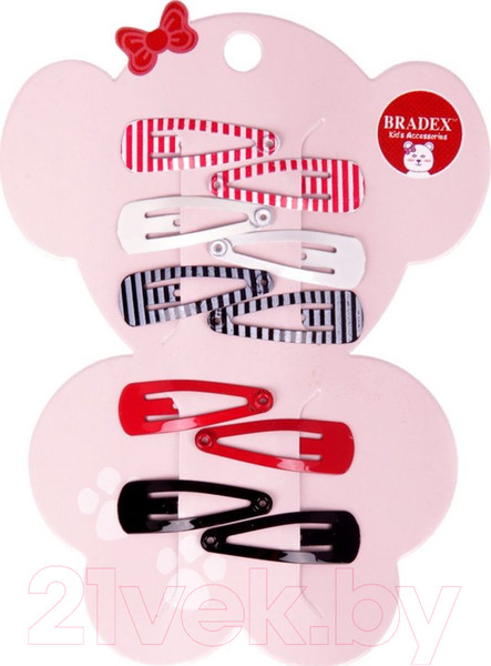 Изображение товара Набор заколок для волос Bradex Полоски / AS 1074 (10шт)