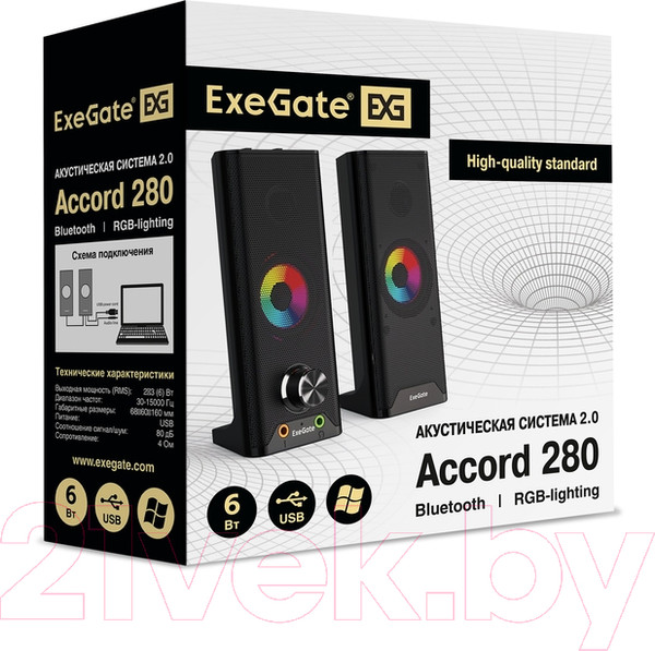 Изображение товара Мультимедиа акустика ExeGate Accord 280 / EX289681RUS